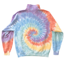 Load image into Gallery viewer, Tie Dye Quarter Zip Sweatshirt
