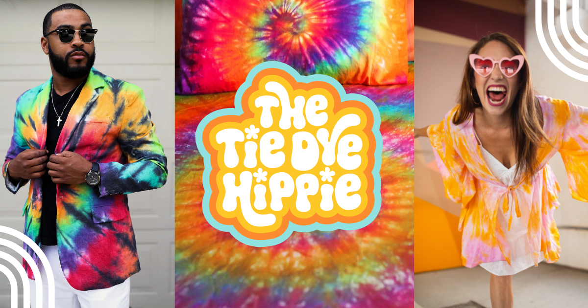 THE TIE DYE HIPPIE logo