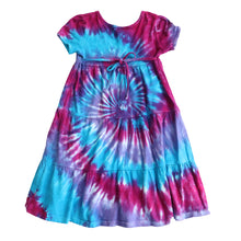 Load image into Gallery viewer, Tie Dye Girl's Swing Dress