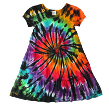 Load image into Gallery viewer, Tie Dye Girl's Swing Dress