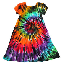 Load image into Gallery viewer, Tie Dye Girl's Swing Dress
