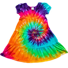 Load image into Gallery viewer, Tie Dye Girl's Swing Dress