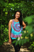 Load image into Gallery viewer, Tie Dye Women's Racerback Tank Top