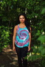 Load image into Gallery viewer, Tie Dye Women's Racerback Tank Top