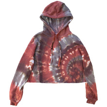 Load image into Gallery viewer, Tie Dye Cropped Hoodie