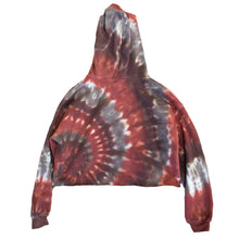 Load image into Gallery viewer, Tie Dye Cropped Hoodie