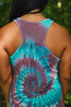 Load image into Gallery viewer, Tie Dye Women's Racerback Tank Top