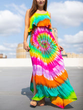 Load image into Gallery viewer, Tie Dye Women's Beach Dress