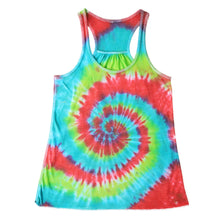 Load image into Gallery viewer, Tie Dye Racerback Tank Top