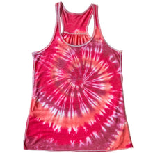 Load image into Gallery viewer, Tie Dye Women's Racerback Tank Top