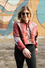 Load image into Gallery viewer, Tie Dye Cropped Hoodie