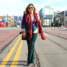 Load image into Gallery viewer, Tie Dye Women's Blazer