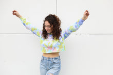 Load image into Gallery viewer, Tie Dye Cropped Hoodie