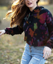Load image into Gallery viewer, Tie Dye Cropped Hoodie
