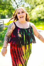 Load image into Gallery viewer, Tie Dye Women's Rasta Beach Dress