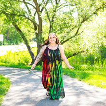 Load image into Gallery viewer, Tie Dye Women's Rasta Beach Dress