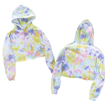 Load image into Gallery viewer, Tie Dye Cropped Hoodie