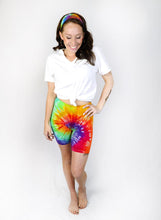 Load image into Gallery viewer, Tie Dye Women's Biker Shorts