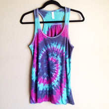 Load image into Gallery viewer, Tie Dye Racerback Tank Top