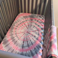 Load image into Gallery viewer, Tie Dye Crib Bedding
