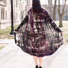 Load image into Gallery viewer, Tie Dye Women's Maxi Cardigan