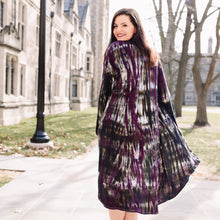 Load image into Gallery viewer, Tie Dye Women's Maxi Cardigan