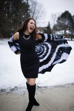 Load image into Gallery viewer, Tie Dye Women's Maxi Cardigan