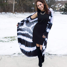 Load image into Gallery viewer, Tie Dye Women's Maxi Cardigan