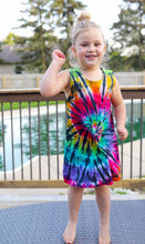 Load image into Gallery viewer, Tie Dye Girl's Tank Top Dress