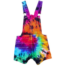 Load image into Gallery viewer, Tie Dye Girl's Overall Shorts