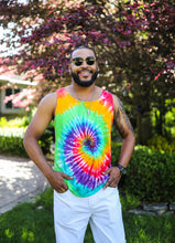 Load image into Gallery viewer, Tie Dye Men's Tank Top with Pocket