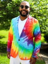 Load image into Gallery viewer, Tie Dye Men's Blazer