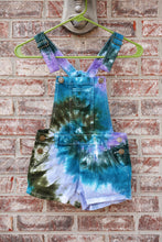Load image into Gallery viewer, Tie Dye Girl's Overall Shorts