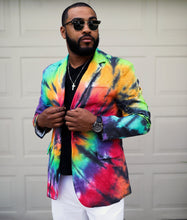 Load image into Gallery viewer, Tie Dye Men's Blazer