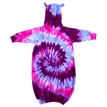 Load image into Gallery viewer, Tie Dye Fleece Baby Bunting