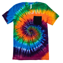 Load image into Gallery viewer, Tie Dye Men's Pocket T-Shirt