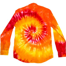 Load image into Gallery viewer, Tie Dye Men's Long Sleeve Button Down Shirt
