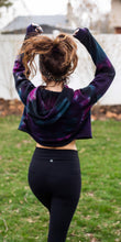 Load image into Gallery viewer, Tie Dye Cropped Hoodie