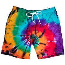 Load image into Gallery viewer, Tie Dye Men's Fleece Shorts