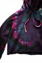 Load image into Gallery viewer, Tie Dye Cropped Hoodie