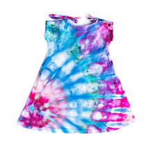 Load image into Gallery viewer, Ice Dye Girl's Shoulder Slit Dress