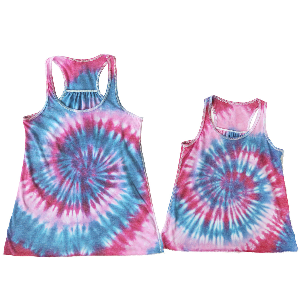 Tie Dye Mommy and Me Tank Tops