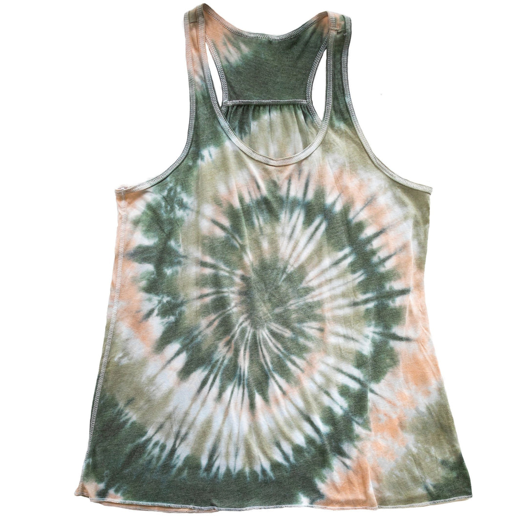 Tie Dye Women's Racerback Tank Top