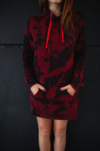 Load image into Gallery viewer, Tie Dye Women&#39;s Hoodie Dress
