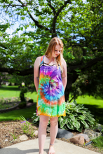 Load image into Gallery viewer, Tie Dye Women’s Overall Dress
