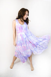 Tie Dye Women's Flowy Dress