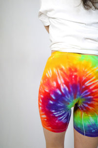 Tie Dye Women's Biker Shorts