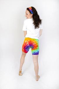 Tie Dye Women's Biker Shorts