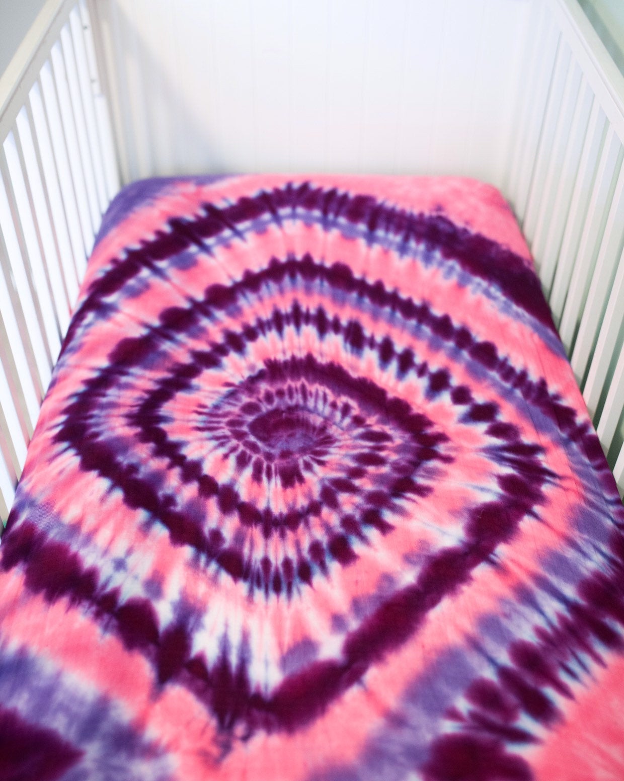 Tie dye baby online blanket