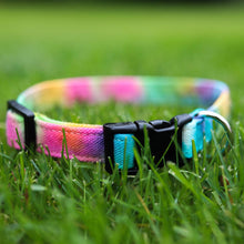 Load image into Gallery viewer, Tie Dye Dog/Cat Collar &amp; Leash
